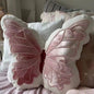 Soft Pink Butterfly Decorative Pillow