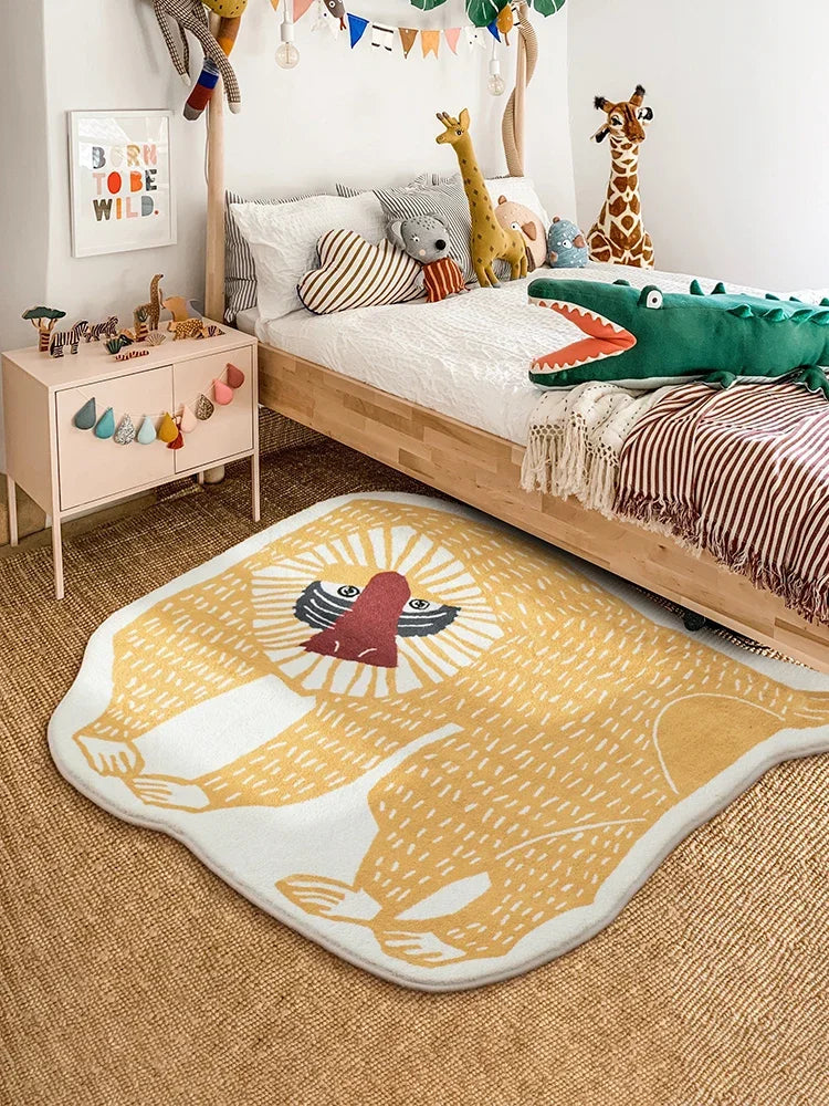 Soft Plush Animal Carpet Rug