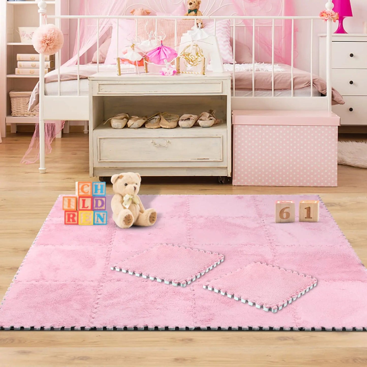 Soft Plush Baby Play Mat Tiles