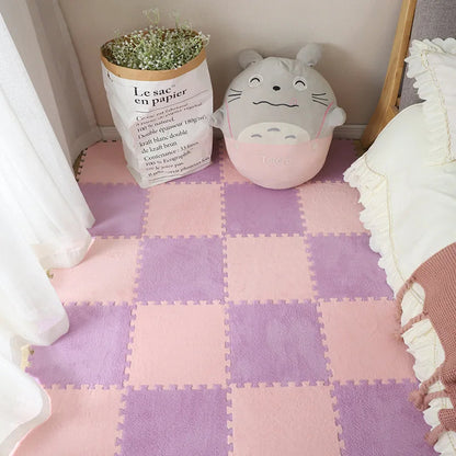 Soft Plush Baby Play Mat Tiles