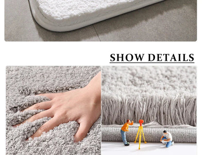 Soft Plush Non-Slip Bathroom Rug