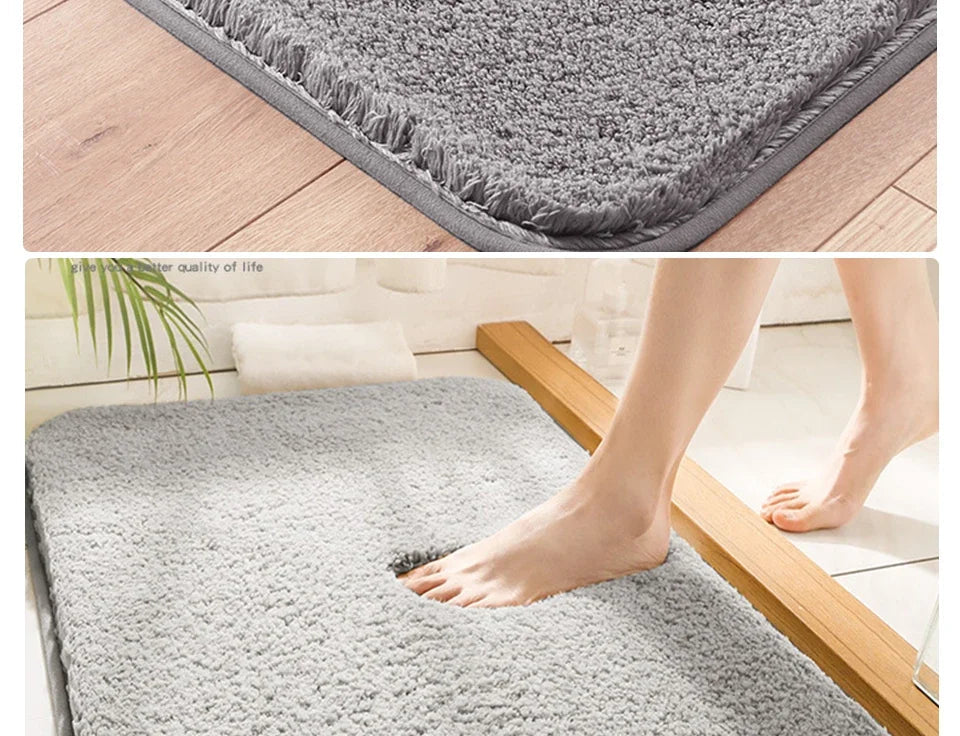 Soft Plush Non-Slip Bathroom Rug