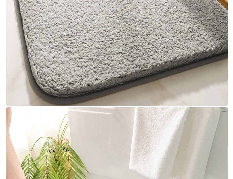 Soft Plush Non-Slip Bathroom Rug