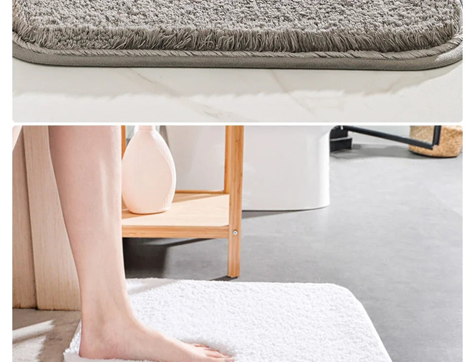 Soft Plush Non-Slip Bathroom Rug