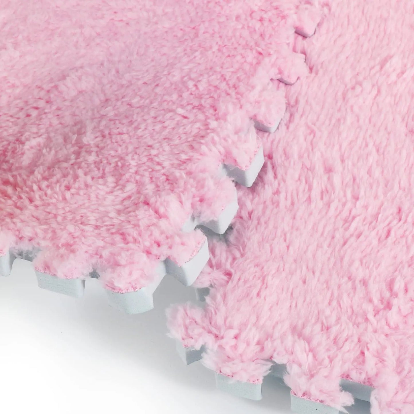 Soft Plush Pink EVA Foam Mat