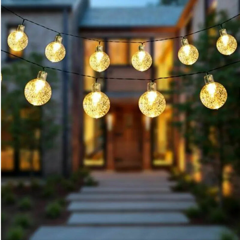 Solar 30 LED String Lights Outdoor