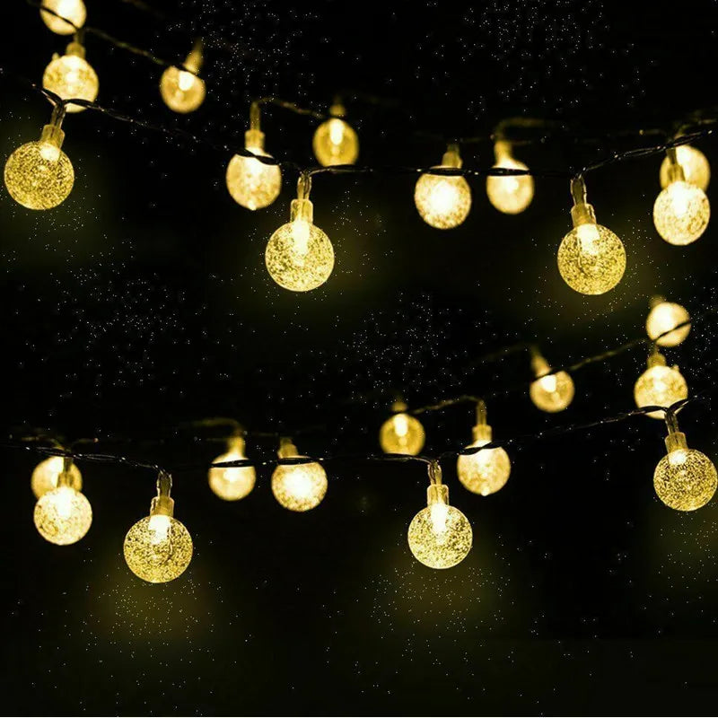 Solar 30 LED String Lights Outdoor