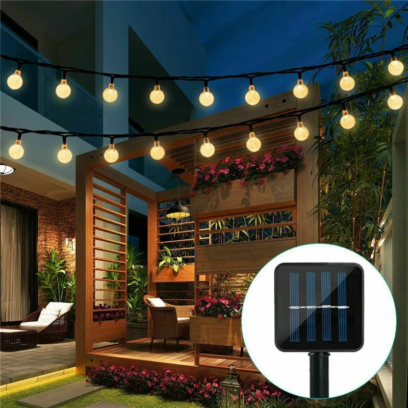 Solar 30 LED String Lights Outdoor