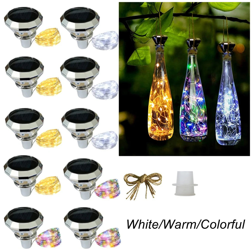 Solar Copper Wire Bottle Lights