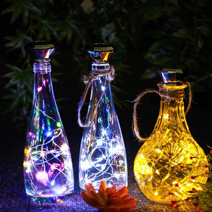 Solar Copper Wire Bottle Lights