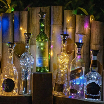 Solar Copper Wire Bottle Lights