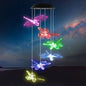 Solar Dragonfly Wind Chimes Outdoor