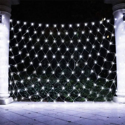 Solar Fairy Lights Mesh Curtain