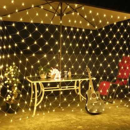 Solar Fairy Lights Mesh Curtain