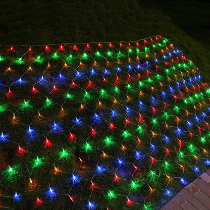 Solar Fairy Lights Mesh Curtain