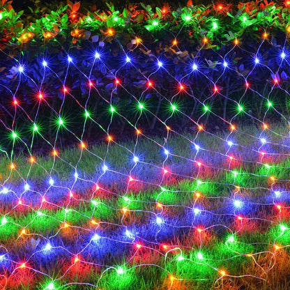 Solar Fairy Lights Mesh Curtain