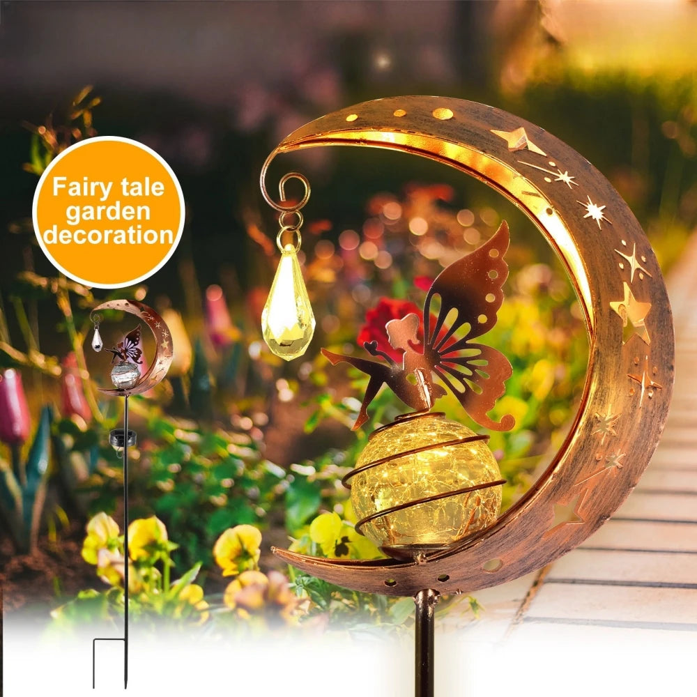 Solar Fairy Moon Garden Light