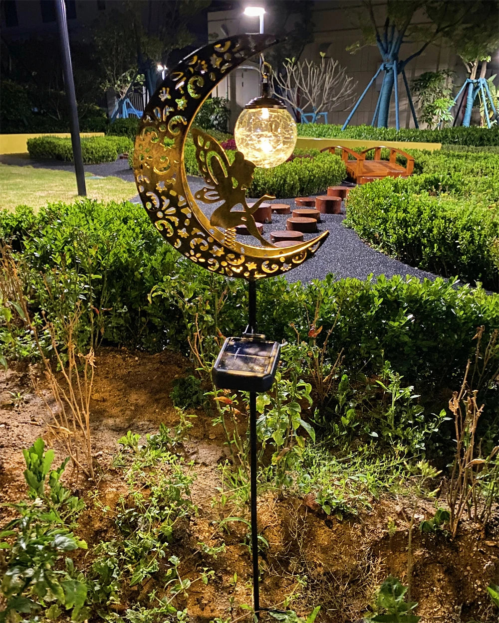 Solar Fairy Moon Garden Light