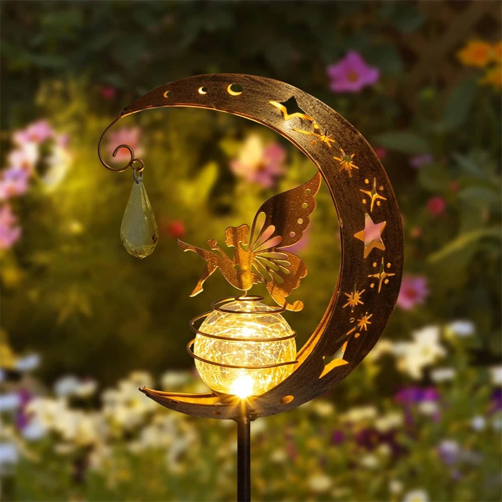 Solar Fairy Moon Garden Light