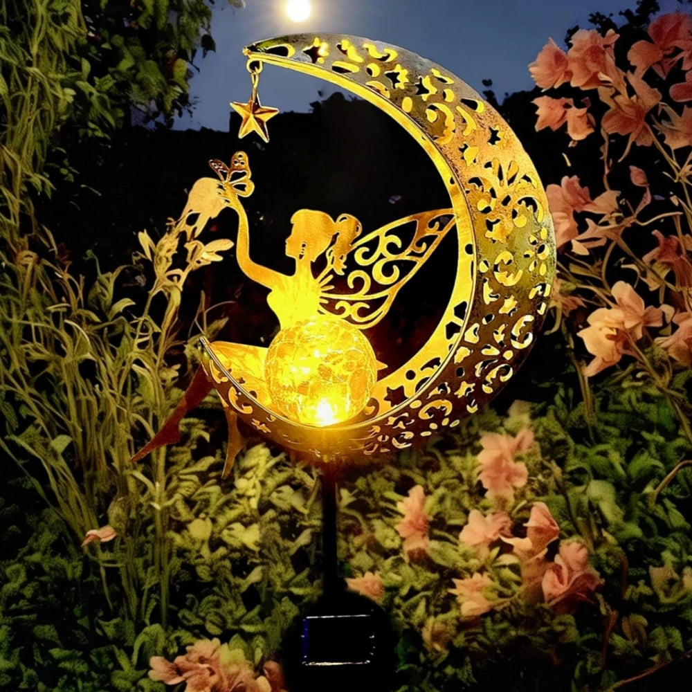 Solar Fairy Moon Garden Light