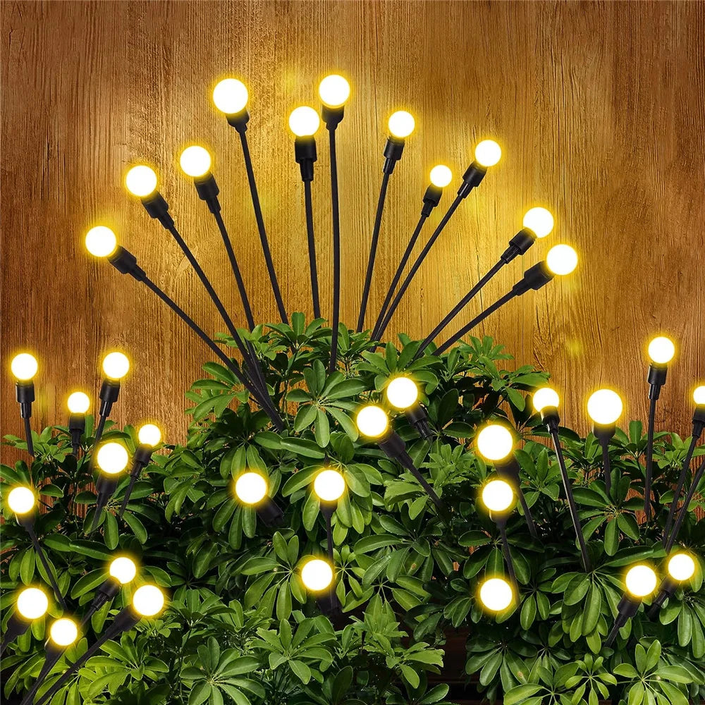 Solar Firefly Garden LED Lights