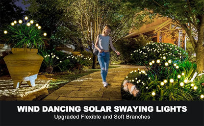 Solar Firefly Garden LED Lights