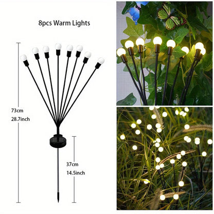 Solar Firefly Garden LED Lights