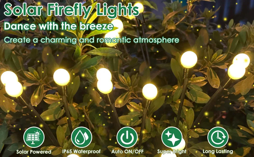 Solar Firefly Lamp - 70cm Waterproof