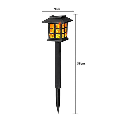 Solar Flame Torch Light - 10 LEDs