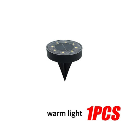 Solar LED Garden Disk Lights