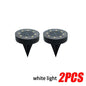 Solar LED Garden Disk Lights