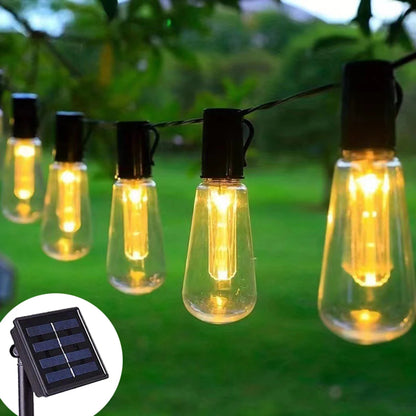 Solar LED Globe String Lights