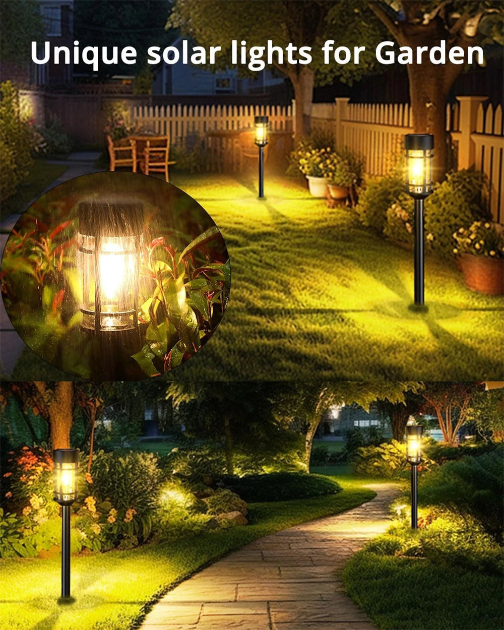 Solar LED Pathway Lights Outdoor