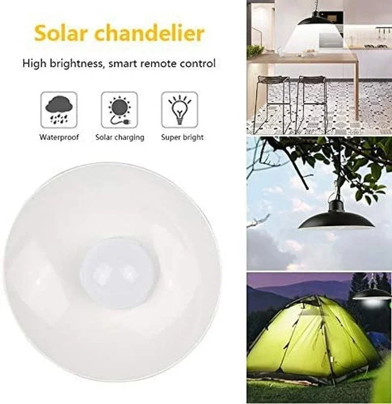 Solar LED Pendant Light Chandelier