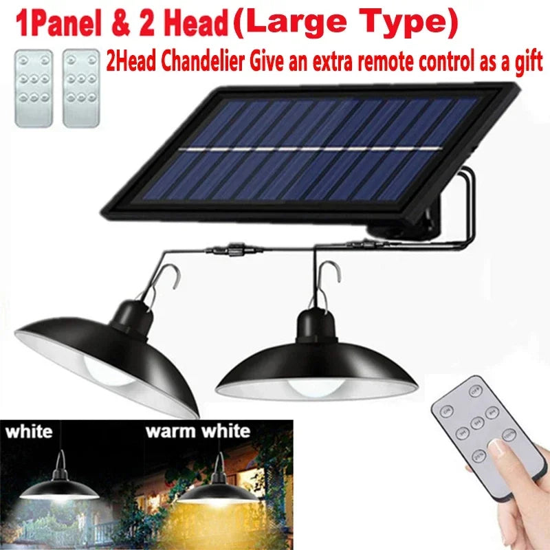 Solar LED Pendant Light Chandelier