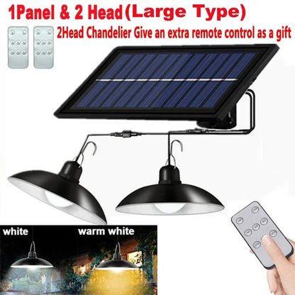 Solar LED Pendant Light Chandelier