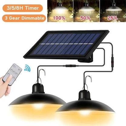 Solar LED Pendant Light Chandelier