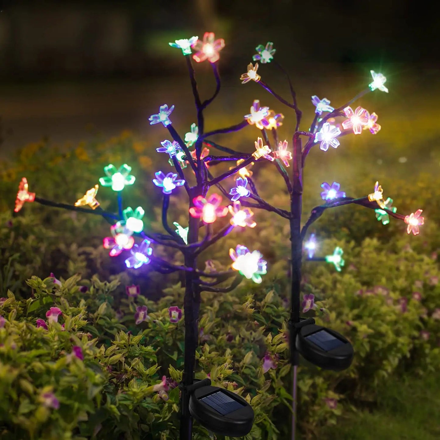 Solar LED RGB Flower Light