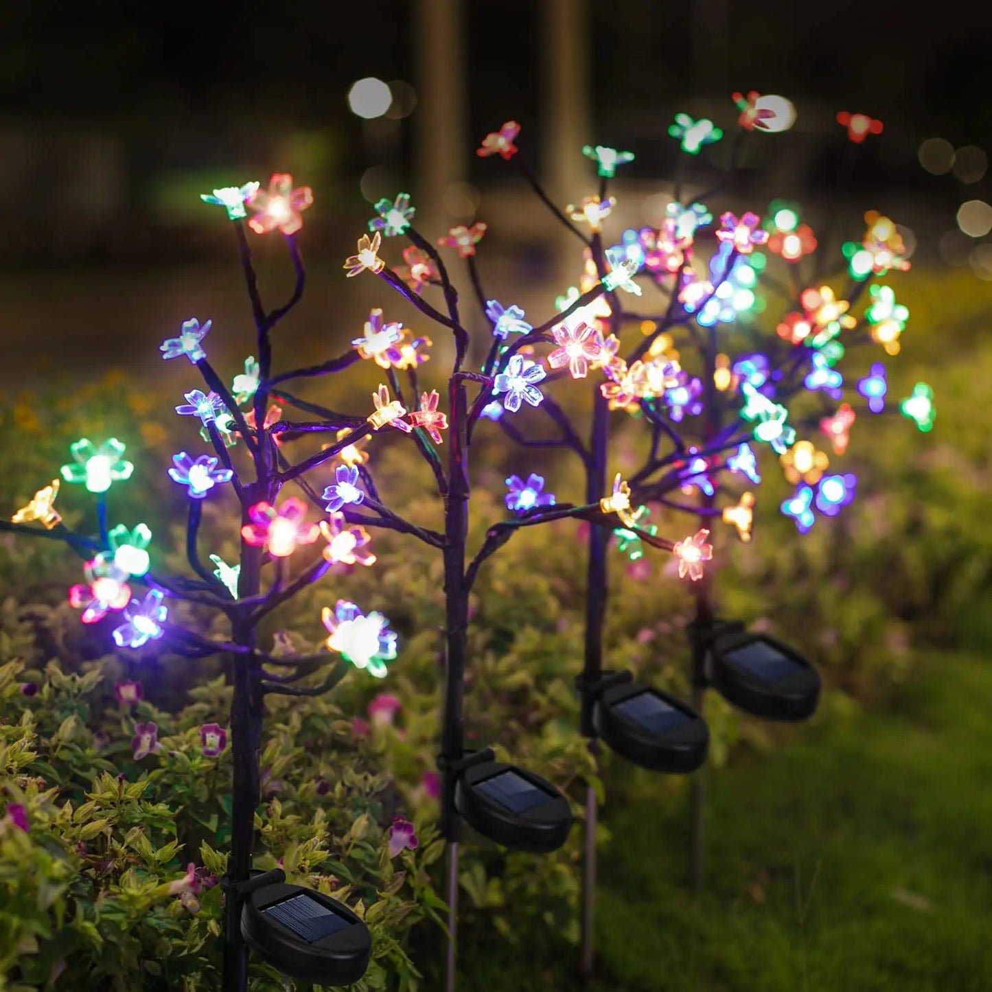 Solar LED RGB Flower Light