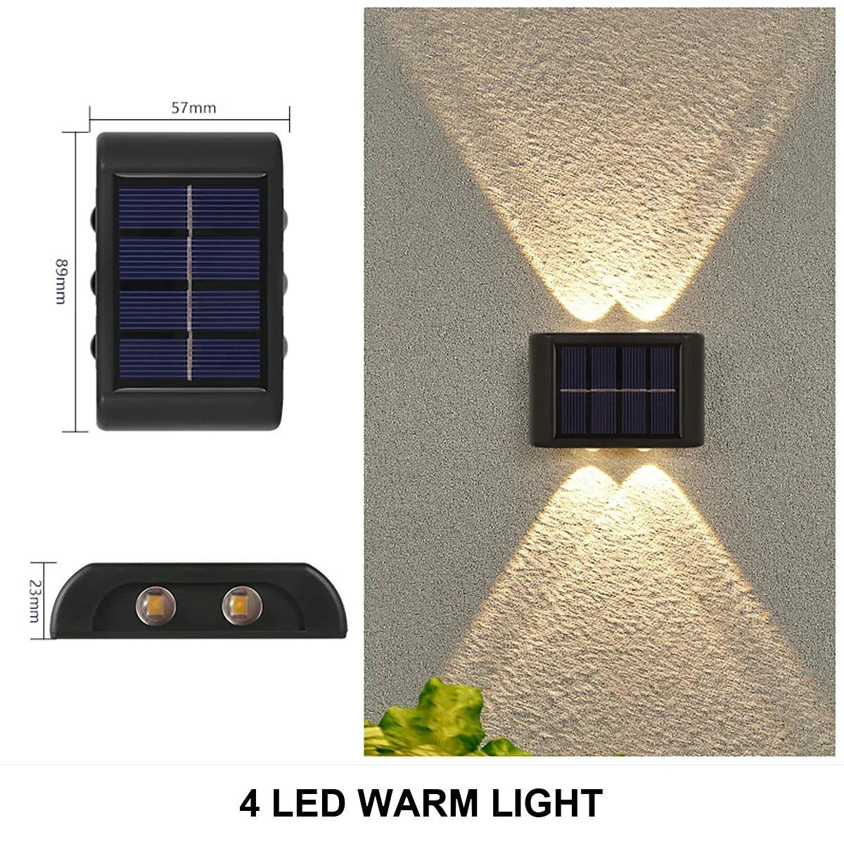 Solar LED Wall Lights for Outdoors