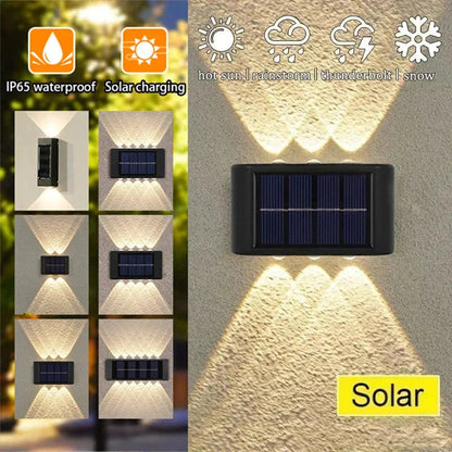 Solar LED Wall Lights for Outdoors