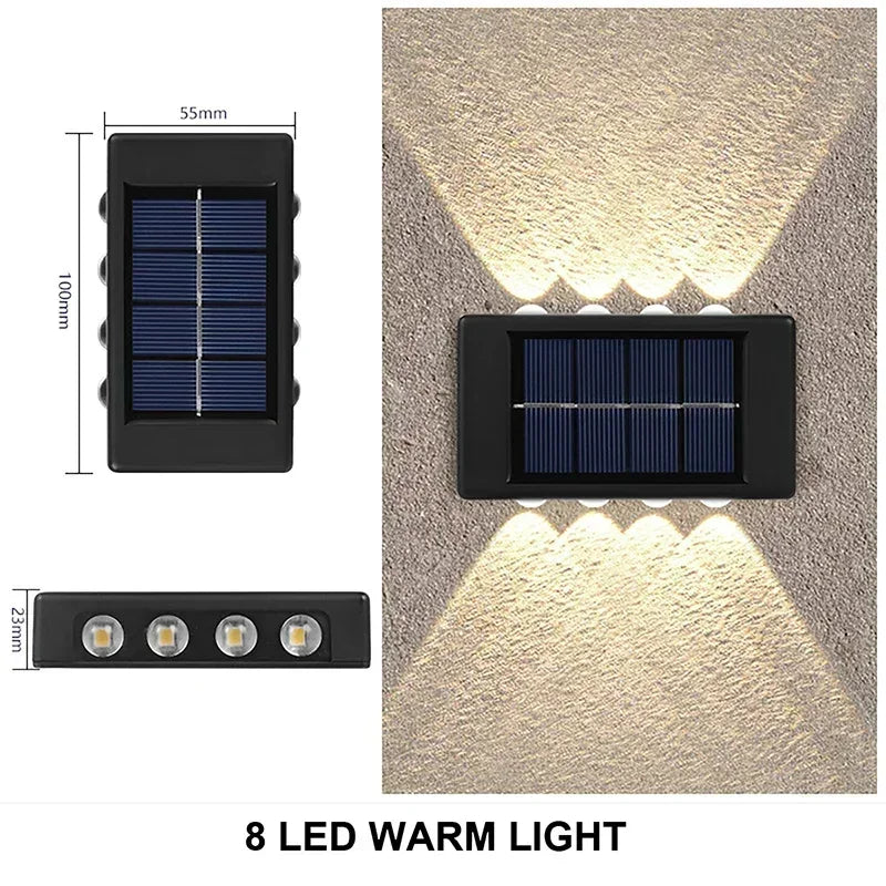 Solar LED Wall Lights for Outdoors