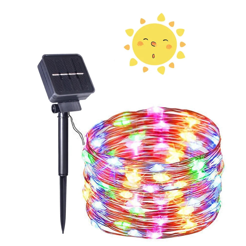 Solar LED Waterproof Fairy String Lights