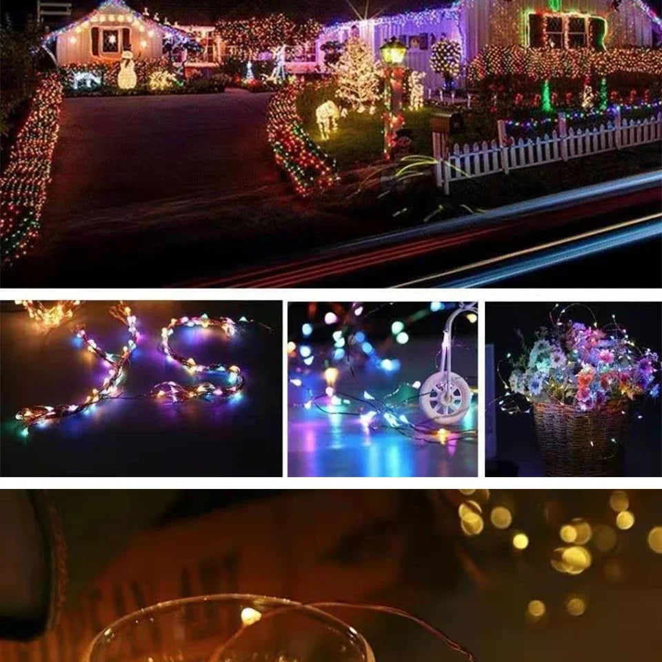 Solar LED Waterproof Fairy String Lights