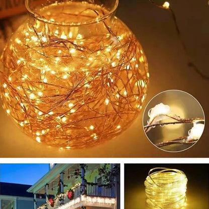 Solar LED Waterproof Fairy String Lights