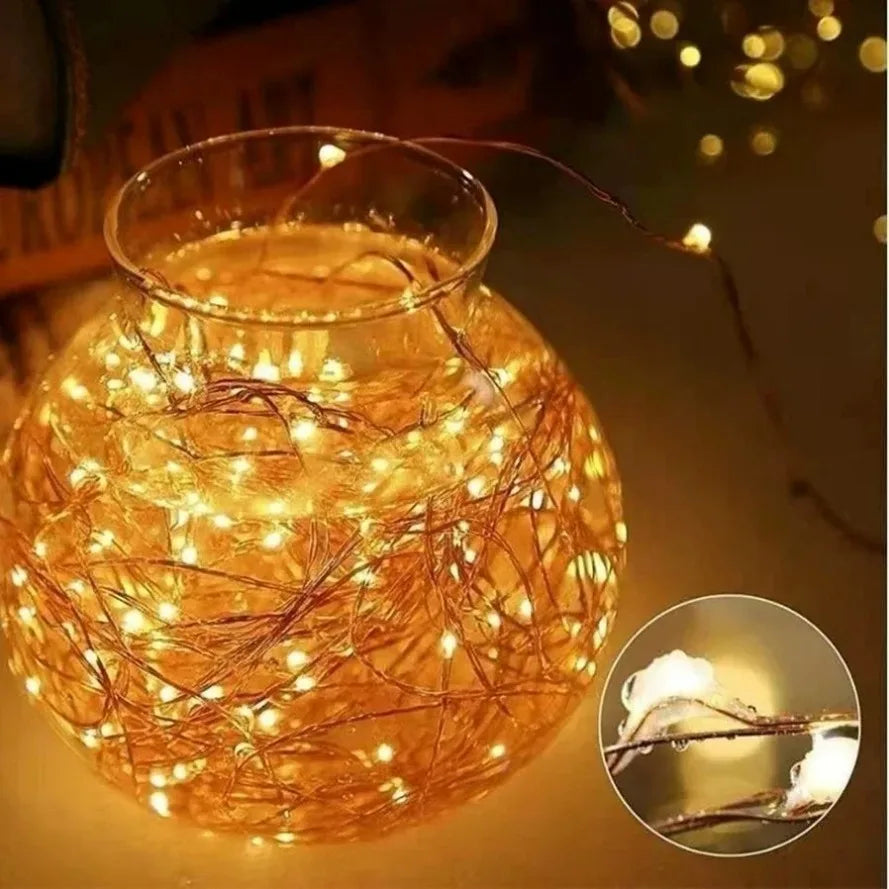 Solar LED Waterproof Fairy String Lights