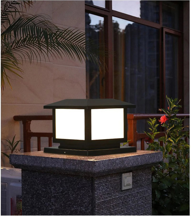 Solar LED Waterproof Outdoor Pillar Light