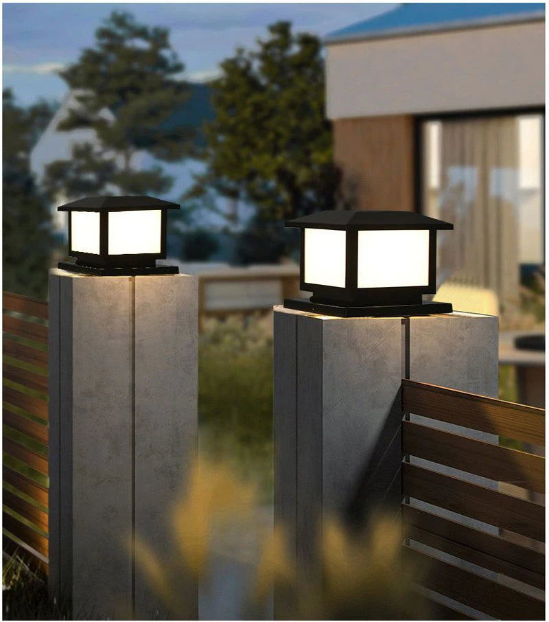 Solar LED Waterproof Outdoor Pillar Light