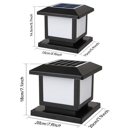 Solar LED Waterproof Outdoor Pillar Light