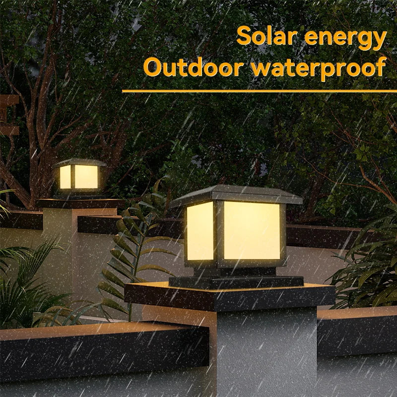 Solar LED Waterproof Outdoor Pillar Light